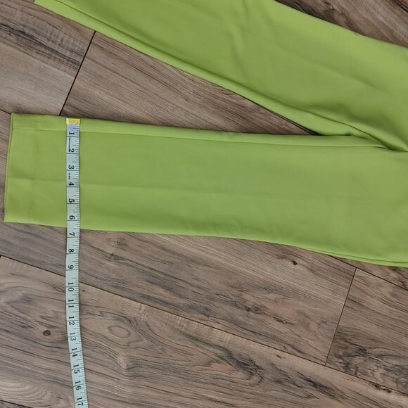 Rachel Zoe Women's Lemon Green Dress Pants Size 6 - Picture 4 of 9